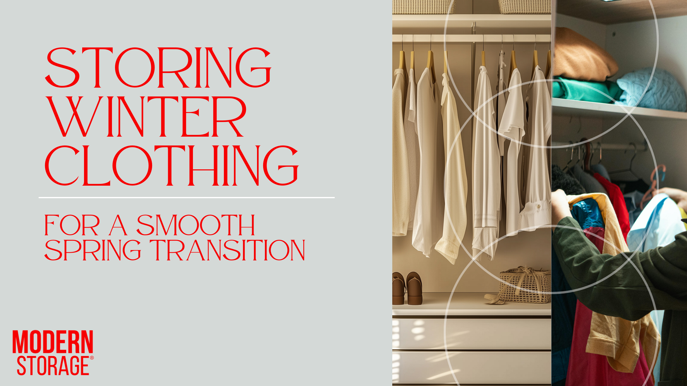 Storing Winter Clothing for a Smooth Spring Transition